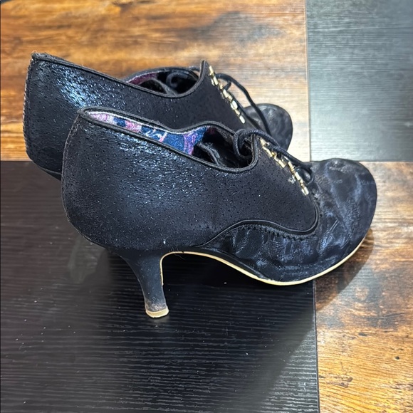 Irregular Choice Black High-Heeled Oxfords - Picture 4 of 4